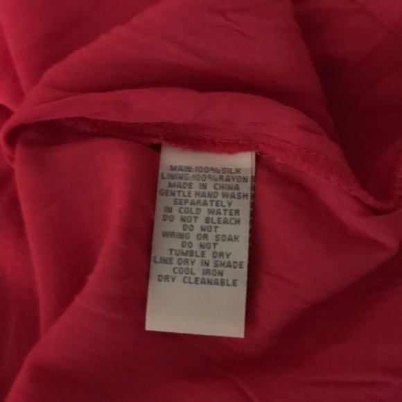 Anthropologie Silk Pink Dress - Picture 4 of 4